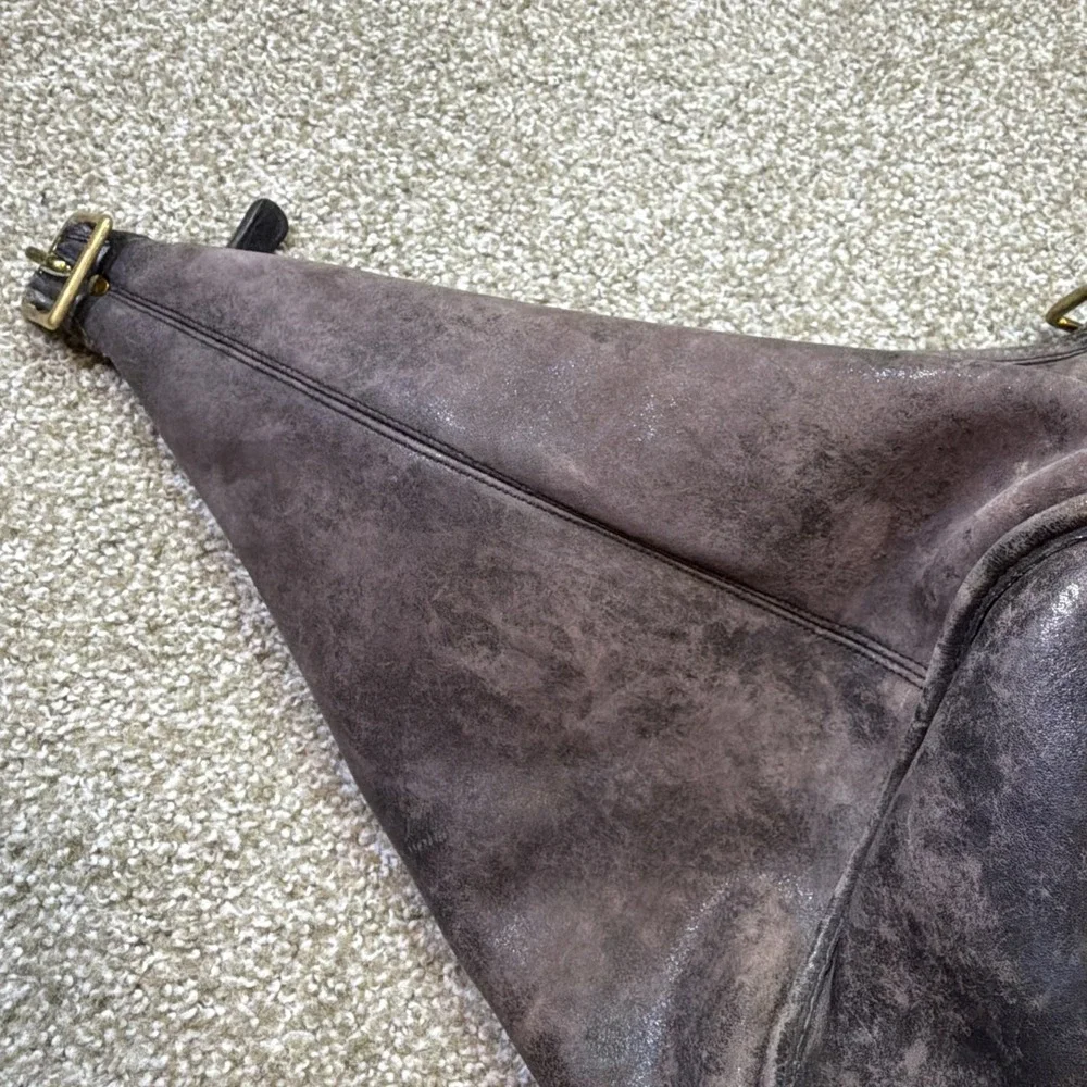 Vintage Coach Bucket Bag 70s No 0751364 Really Worn Unique Patina Brown New York
